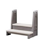 Step2 Hot Tub Storage Steps with Handrails