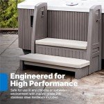 Step2 Hot Tub Storage Steps with Handrails