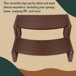 HECASA Slip-Resistant Spa Step Stool for Hot Tubs