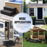 Sturdy Non-Slip Hot Tub Steps with Storage