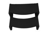 Black Portable Spa and Hot Tub Deck Steps