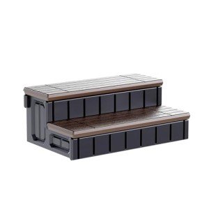 KUAFU Non-Slip Hot Tub Steps with Storage 36
