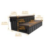 KUAFU Non-Slip Hot Tub Steps with Storage 36