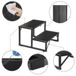 Durable 2-Step Hot Tub Spa Side Ladder