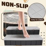 HECASA Universal Spa Step with Storage Compartment