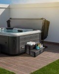 AOSYCO No-Drill Hot Tub Steps - Stone Gray
