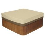 Water-Resistant 86 Inch Square Hot Tub Cover