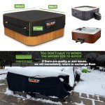 Enzeno Waterproof Hot Tub Cover for 96" Square