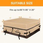Himal Square Waterproof Hot Tub Cover - 85"x85