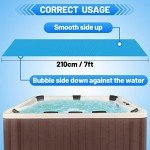 7x7 FT Thermal Hot Tub Cover and Insulation