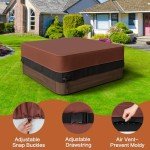 Heavy Duty Waterproof Hot Tub Cover - 85x85 inch