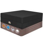 Zettum Heavy-Duty Waterproof Hot Tub Cover 80"x80