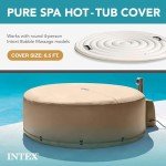 Intex Energy Efficient Spa Cover for 4-Person Hot Tubs