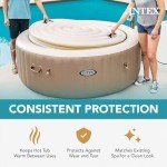 Intex Energy Efficient Spa Cover for 4-Person Hot Tubs