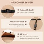 Heavy Duty Waterproof Square Hot Tub Cover 85