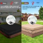 Heavy Duty Waterproof Square Hot Tub Cover 85