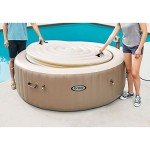 Intex Energy Efficient Spa Cover for 4-Person Hot Tubs