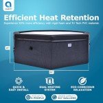 Jleisure Aegean Rigid Black Hot Tub Spa