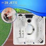 Edgewater 28-Jet Hot Tub for 5-6 People