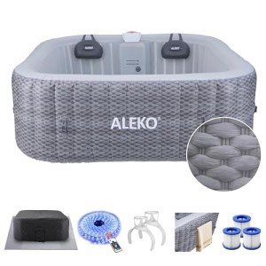 ALEKO 6-Person Inflatable Jetted Hot Tub