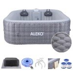 ALEKO 6-Person Inflatable Jetted Hot Tub
