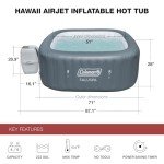Coleman Inflatable Hot Tub for 4-6 People