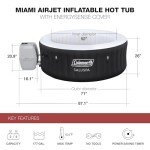 Bestway Coleman Miami Inflatable Hot Tub for 4