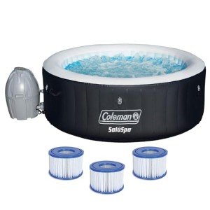 Coleman 4-Person Inflatable Round Hot Tub