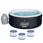 Coleman 4-Person Inflatable Round Hot Tub