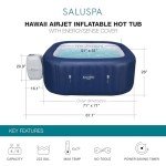 Bestway SaluSpa Hawaii Inflatable Hot Tub for 6