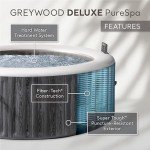 Intex PureSpa Deluxe Inflatable Spa Set for 4