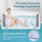 Portable Inflatable Hot Tub with Side Table