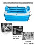 Inflatable Bathtub with Electric Pump & Pillow
