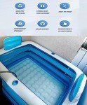Inflatable Bathtub with Electric Pump & Pillow