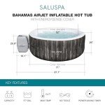 Bestway SaluSpa Bahamas 2-4 Person Inflatable Hot Tub