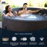 M Spa Inflatable Bubble Massage Hot Tub for 4-6
