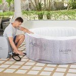 Bestway SaluSpa Cancun Portable Inflatable Hot Tub