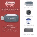 Coleman Hawaii AirJet Inflatable Hot Tub for 4-6