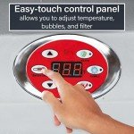 ALEKO Inflatable Jetted Bubble Hot Tub Spa