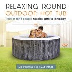 JLeisure Inflatable Hot Tub for 3 People