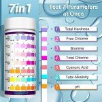 7-Way Pool Test Strips for Hot Tubs