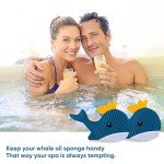 LCHUANG Whale Hot Tub Scum Absorber - 2 Pack