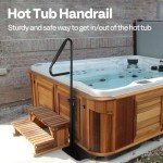 VIVOHOME Adjustable Hot Tub Safety Handrail
