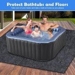 Extra Large Waterproof Hot Tub Mat Pad