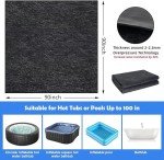 Extra Large Waterproof Hot Tub Mat Pad