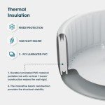 Inflatable 2-Person Hot Tub with LED Lights