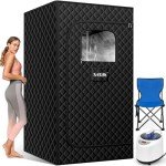 Portable Home Sauna Tent with 3L Steamer