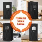 Portable Home Sauna Tent with 3L Steamer