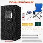 Portable Home Sauna Tent with 3L Steamer