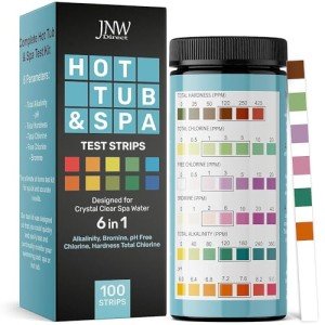 6-in-1 Hot Tub & Pool Water Test Strips